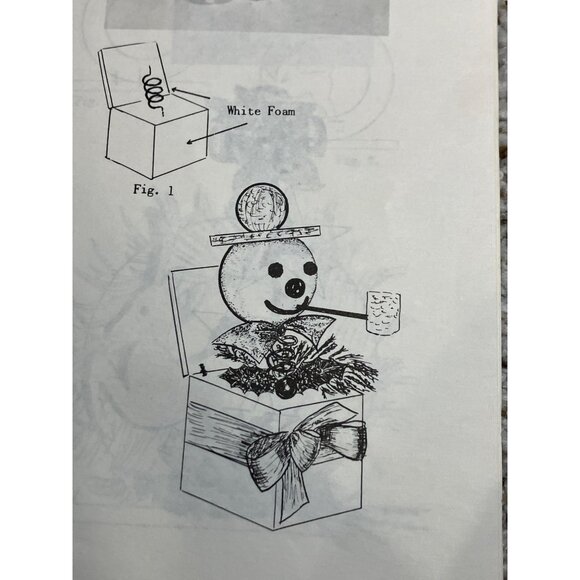 Vintage 1966 Christmas Styrofoam Projects Booklet - Picture 9 of 16